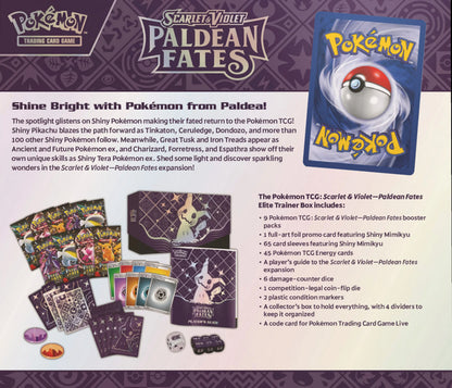 Pokemon Scarlet & Violet Paldean Fates Elite Trainer Box