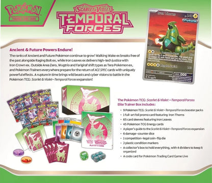 Pokemon Scarlet & Violet Temporal Forces: Elite Trainer Box (Green)