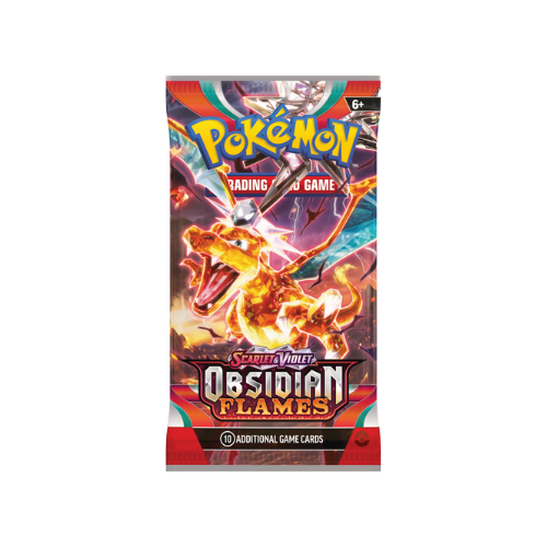 Pokemon Scarlet & Violet Obsidian Flames: Booster Pack (10 Cards)