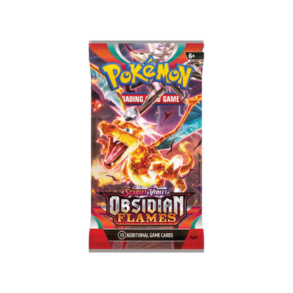 Pokemon Scarlet & Violet Obsidian Flames: Booster Pack (10 Cards)