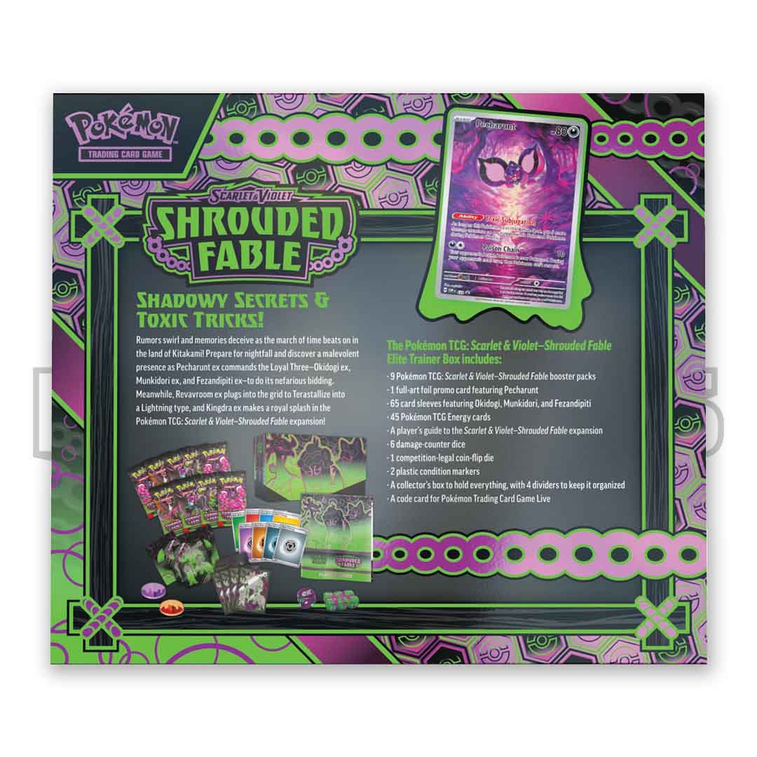 Pokemon Scarlet & Violet Shrouded Fable Elite Trainer Box